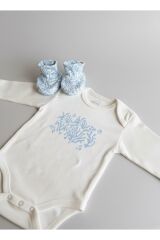 Blue Leaf 3'lü Bebek Takımı