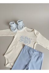 Blue Leaf 3'lü Bebek Takımı