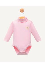Balıkçı Yaka Uzun Kollu Body Pembe Pembe - 12-18 AY