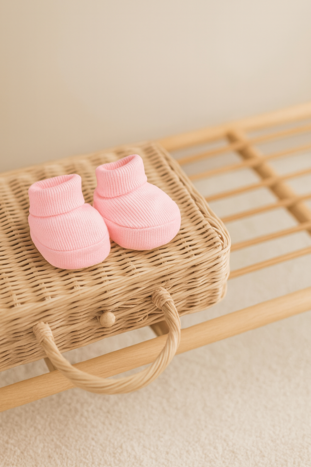 Fitilli Esnek Kız Bebek Patik Seti 4'lü