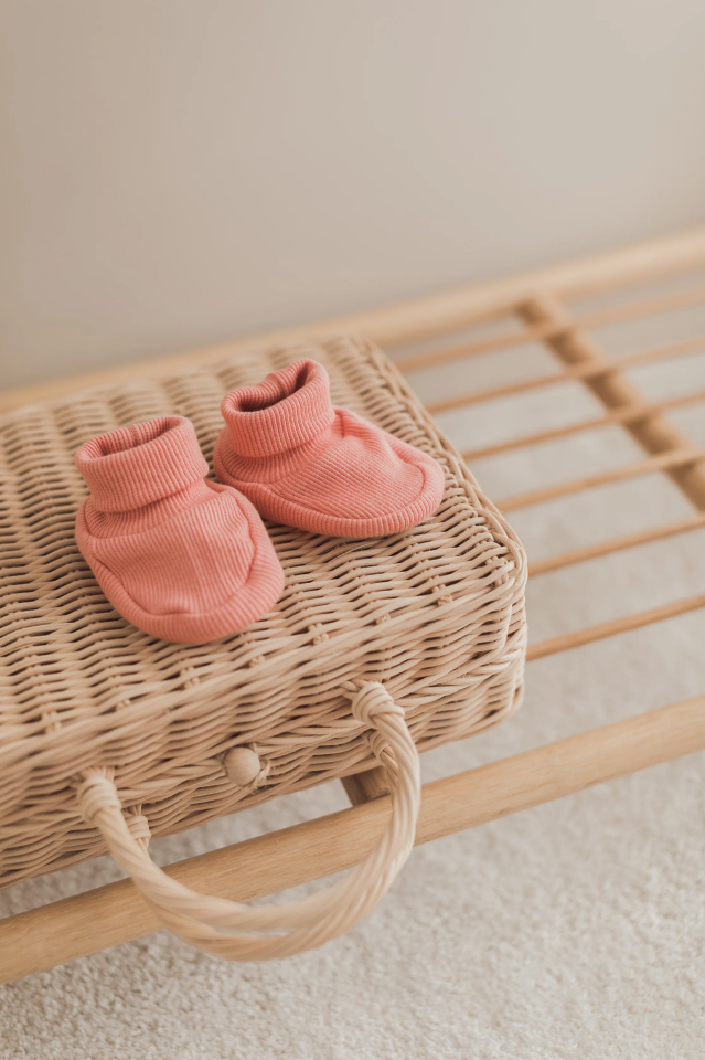 Fitilli Esnek Kız Bebek Patik Seti 4'lü