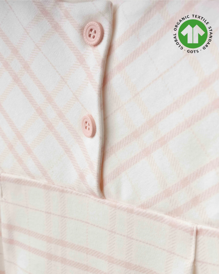 Fiyonklu Organik Pamuk Kız Bebek Tulum Body Takımı