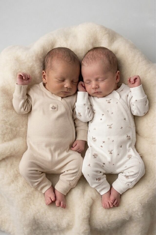 Tiny Dream Premium Organik Pamuk 2’li Bebek Tulum