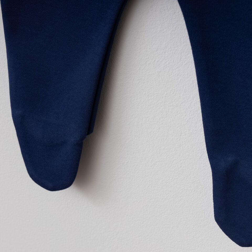 Navy Stripe Premium Organik Pamuk Body&Ayaklı Pantolon Takımı